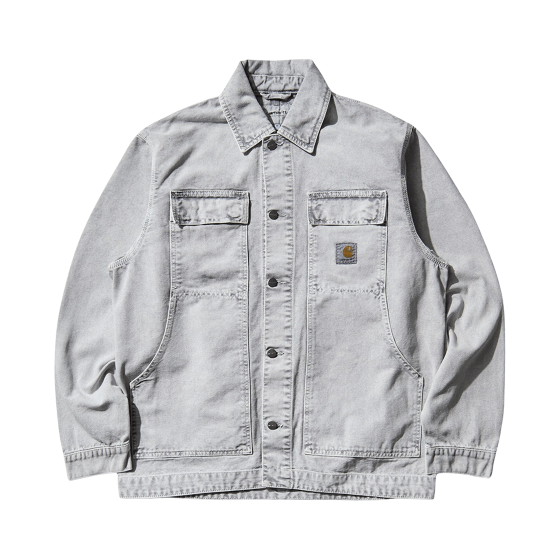 I035817-89-5F Carhartt WIP OG Acrtic Dearborn Canvas 12 oz. Jacket Black Chalk Wash