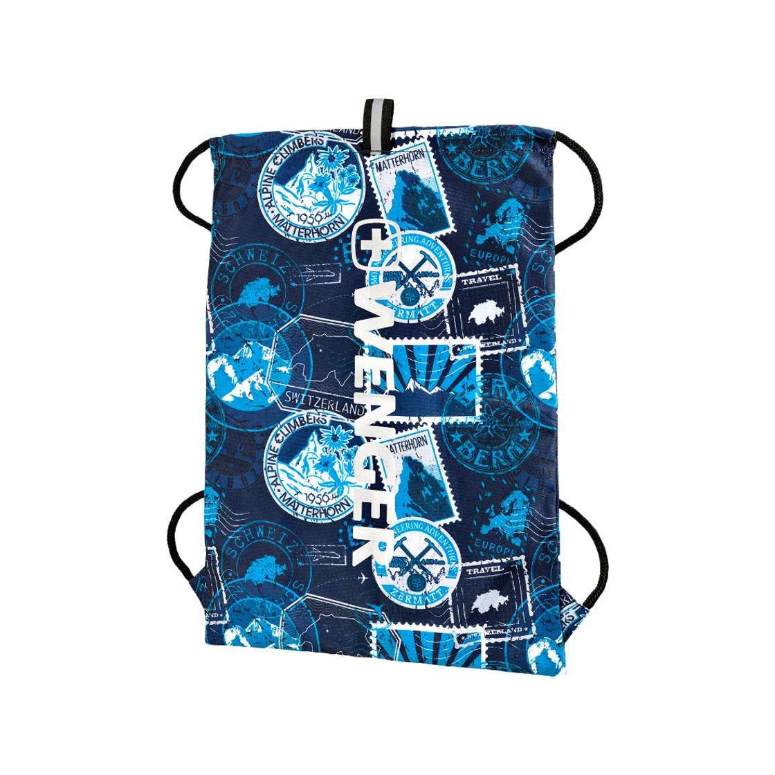 웽거 BTS 2020 플로우업 드로스트링 백 네이비(WENGER BTS 2020 Flowup Drawstring Bag Navy)