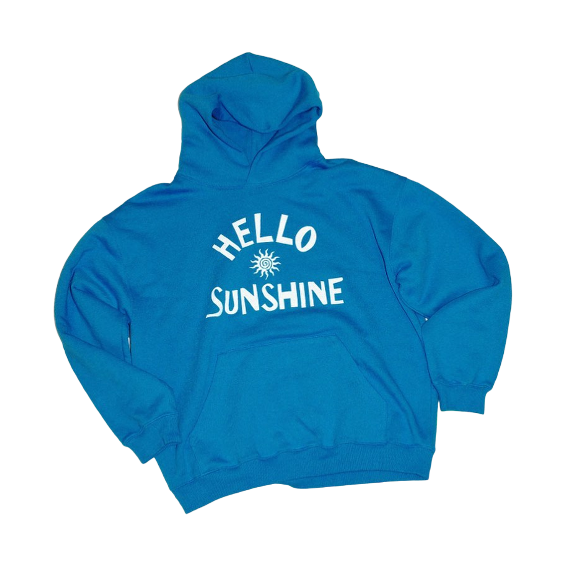 - Collect Pieces Hello Sunshine Hoodie Blue