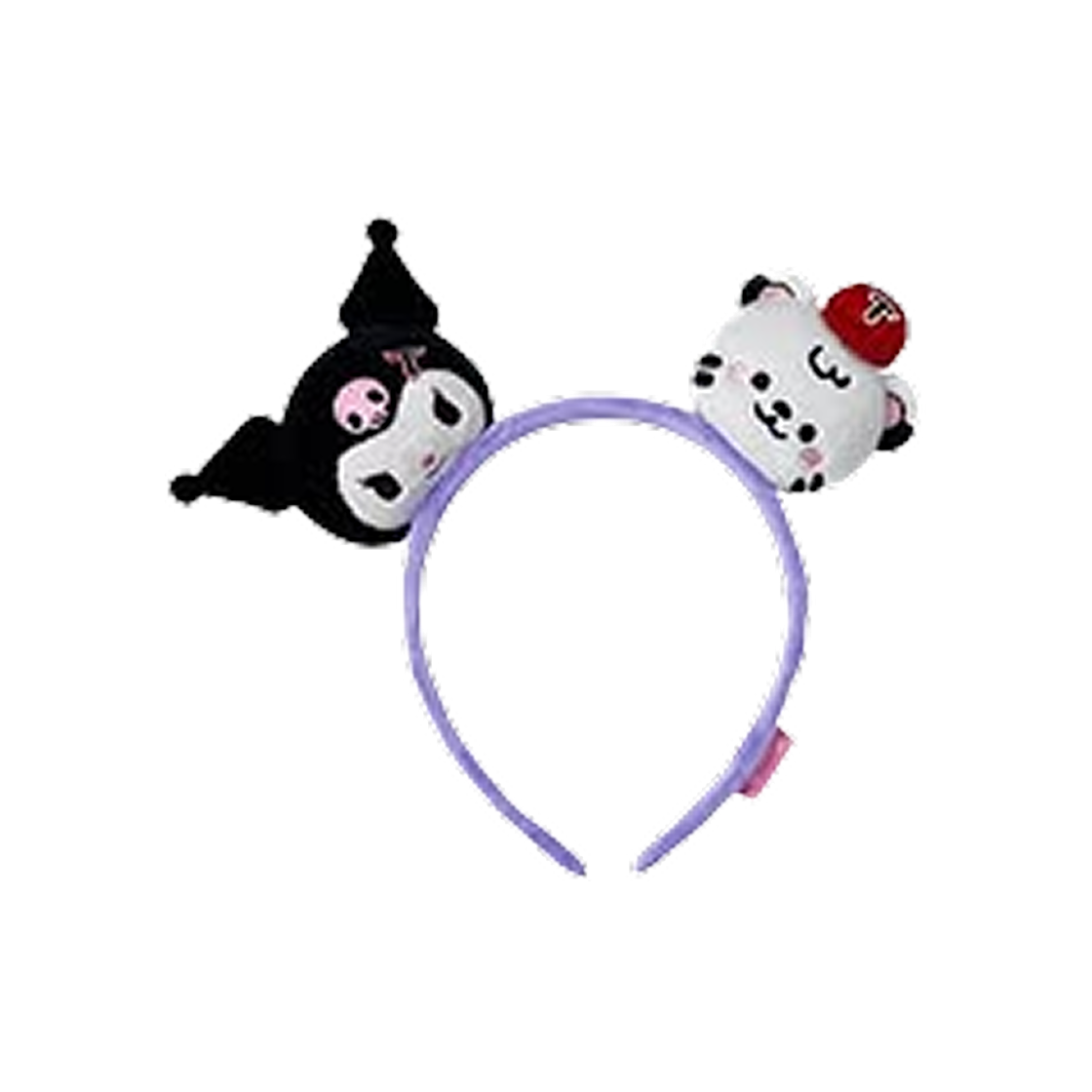 기아 타이거즈 x 쿠로미 인형 머리띠(Kia Tigers x Kuromi Plush Headband)