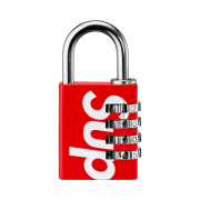Supreme Master Lock Numeric Combination Lock Red - 19SS