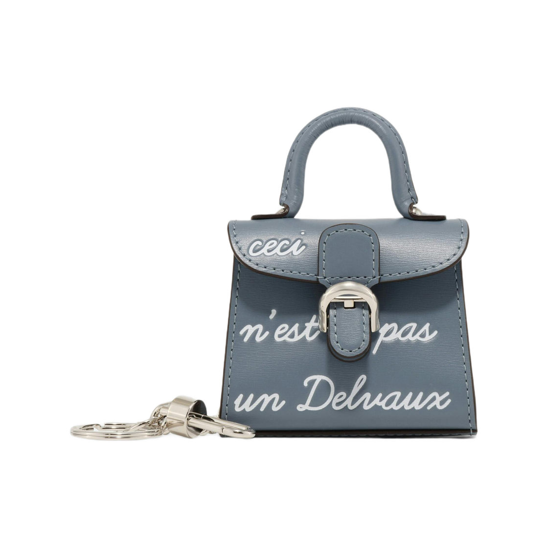 델보 브리앙 참 체인 갠드 박스 카프 퍼시픽(Delvaux Brillant Charms Chain Gand Box Calf Pacific)