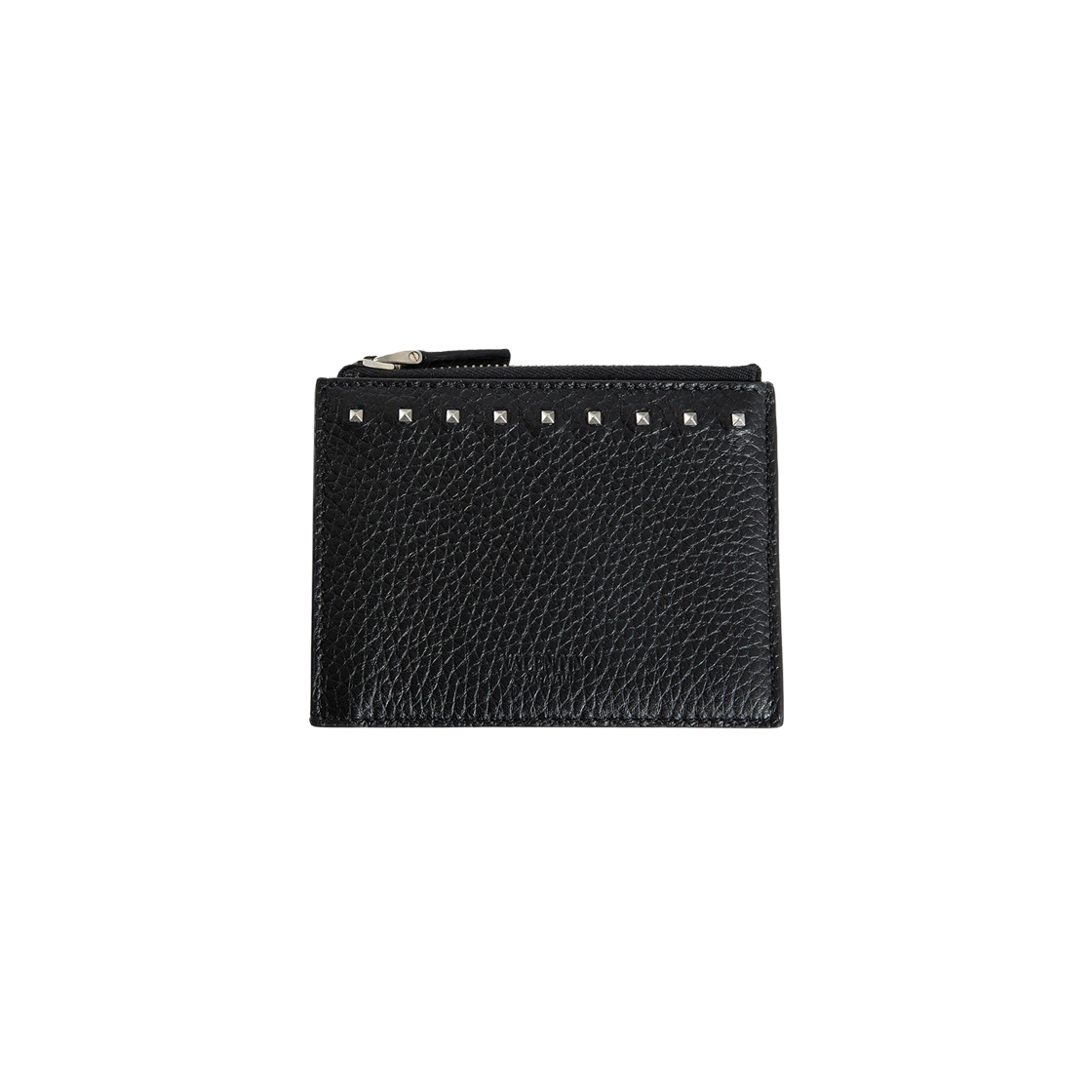 P0AQ5PDX0NO Valentino Rockstud Card Holder Black