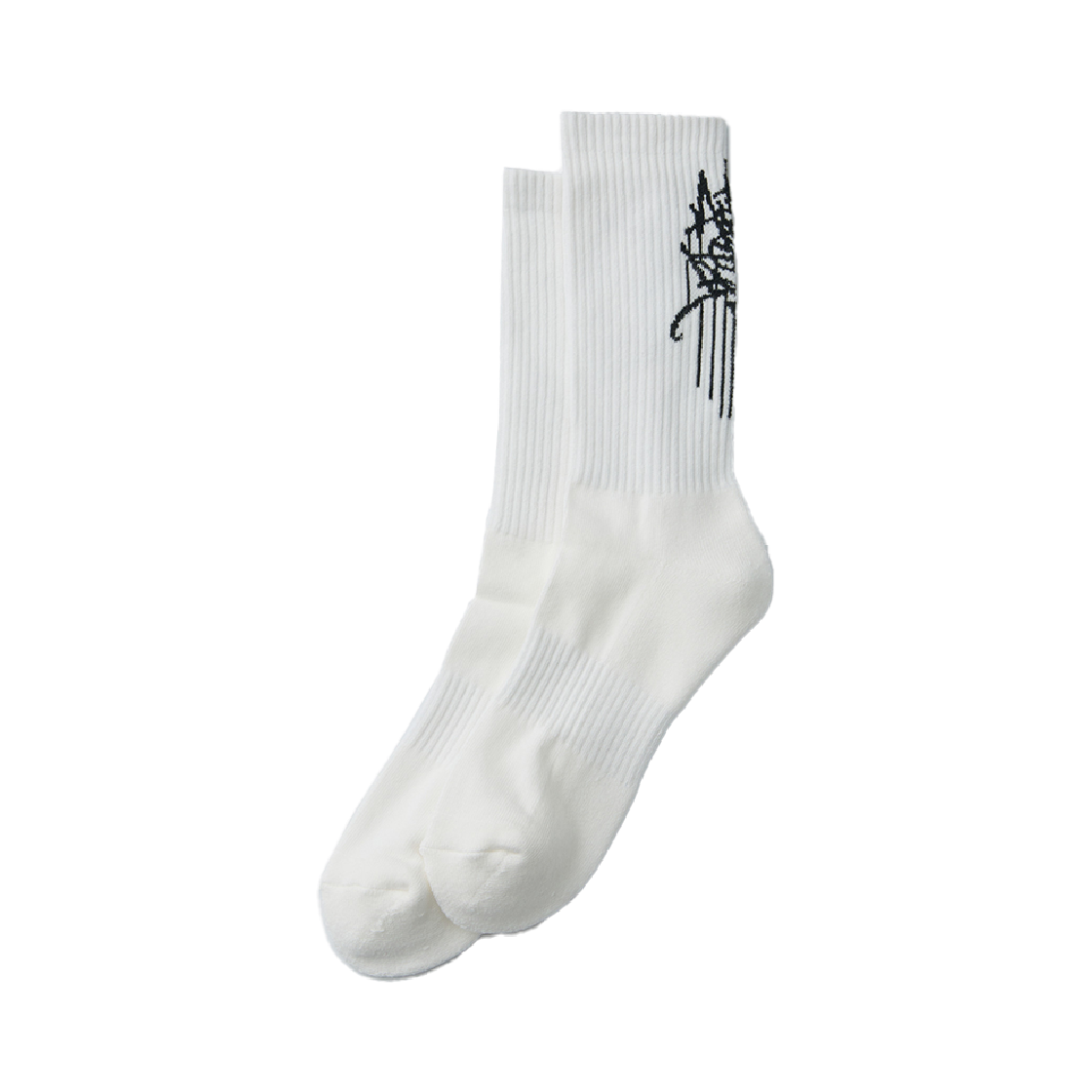 CALAX25911WHX Customellow Bisco Smith Graphic Socks White