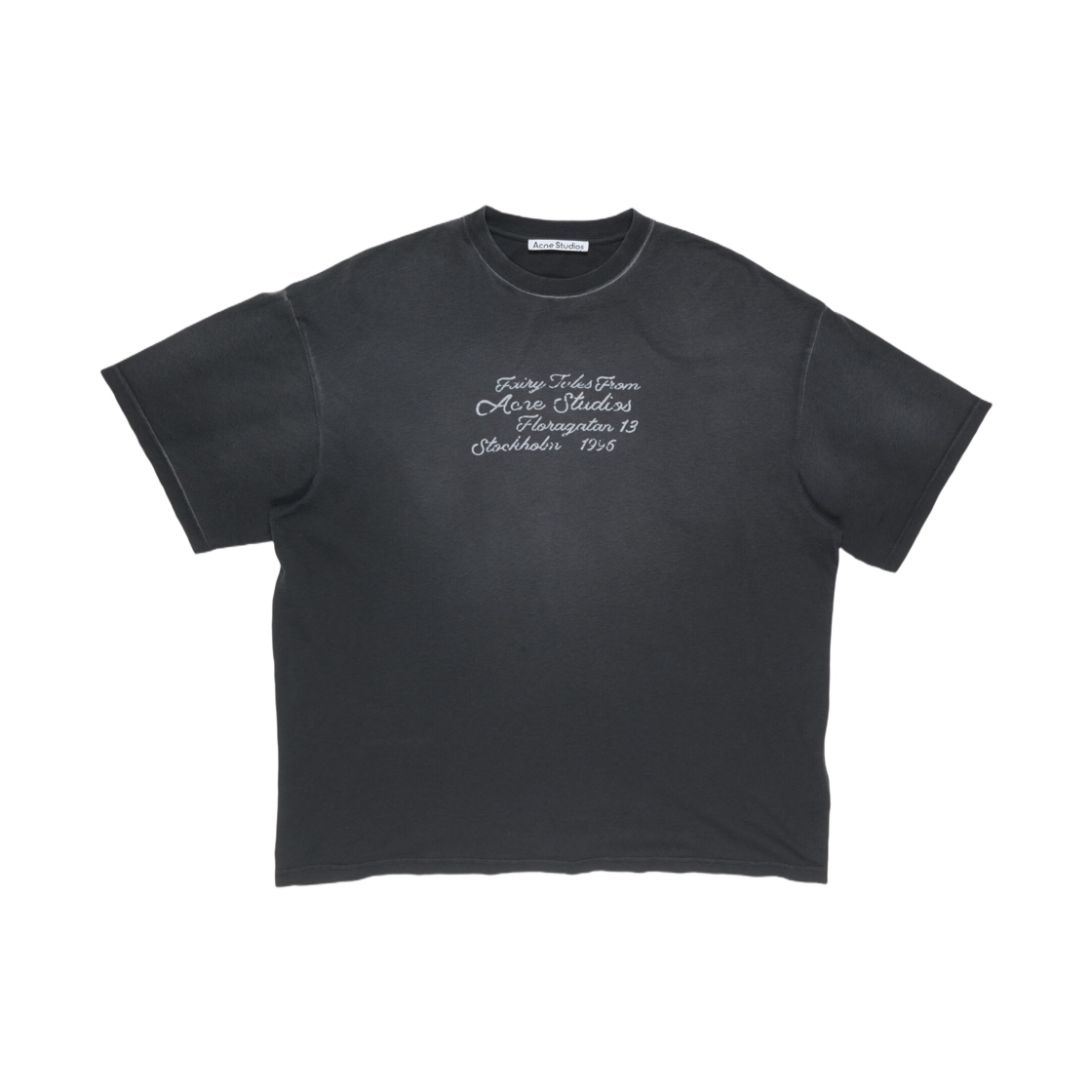 아크네 스튜디오 로고 티셔츠 블랙(Acne Studios Logo T-Shirt Black) - 1