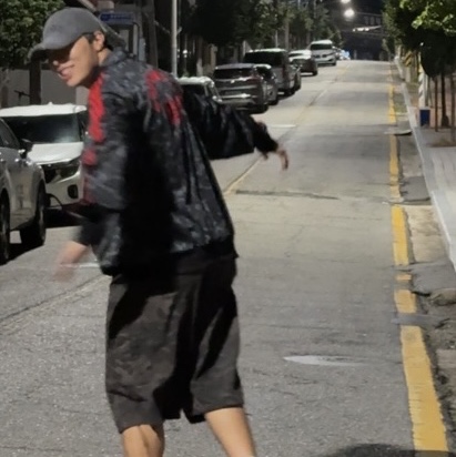 Adidas x BAPE Allover Print Track Top Black - US Sizing, Adidas Adilette Clog Black White 착용 스타일 - 3
