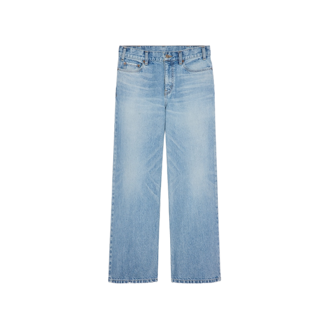 (W) 셀린느 졸린 데님 진 골든 블루 워시((W) Celine Jolene Jeans in Golden Blue Wash Denim)