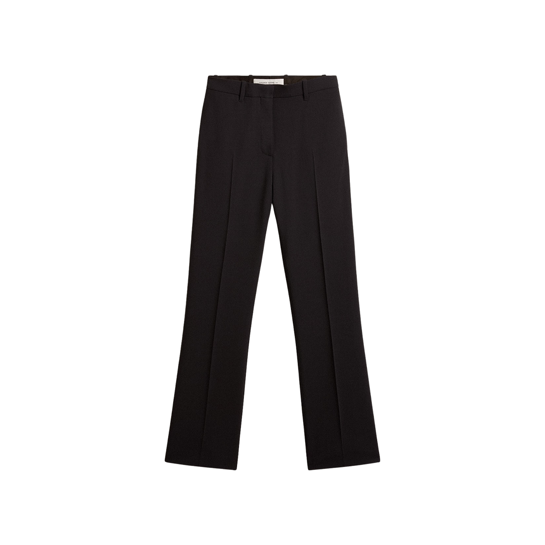 (W) 골든구스 울 블렌드 소프트 팬츠 블랙((W) Golden Goose Soft Pants in Wool Blend Black)