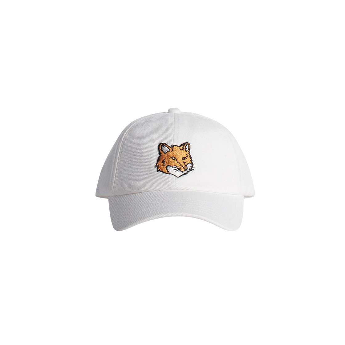PM06100WW0096-P100 Maison Kitsune Fox Head Cap White