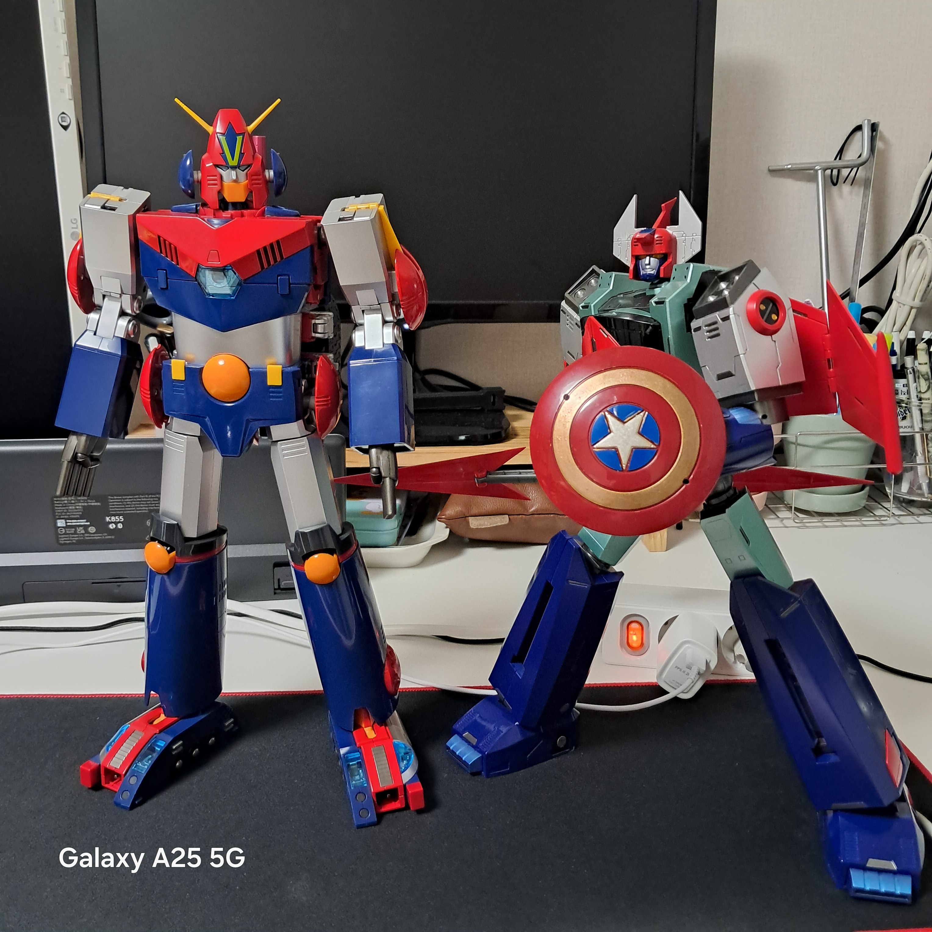 Bandai Soul of Chogokin GX-50SP Combattler V 50th Anniversary Ver. 착용 스타일