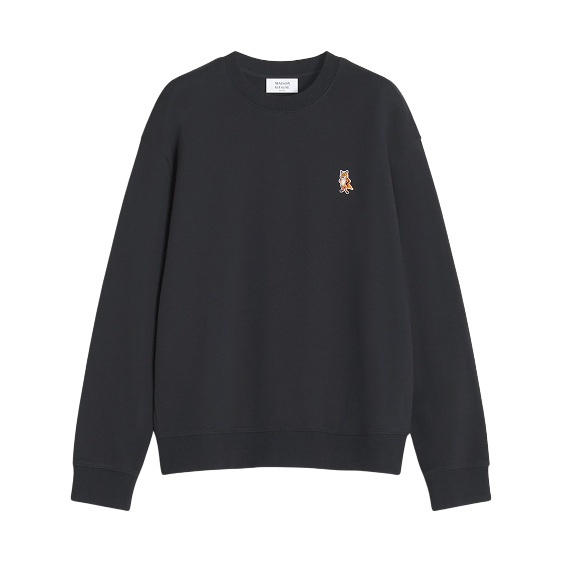 메종 키츠네 스탠딩 폭스 컴포트 스웨트셔츠 블랙(Maison Kitsune Standing Fox Comfort Sweatshirt Black)