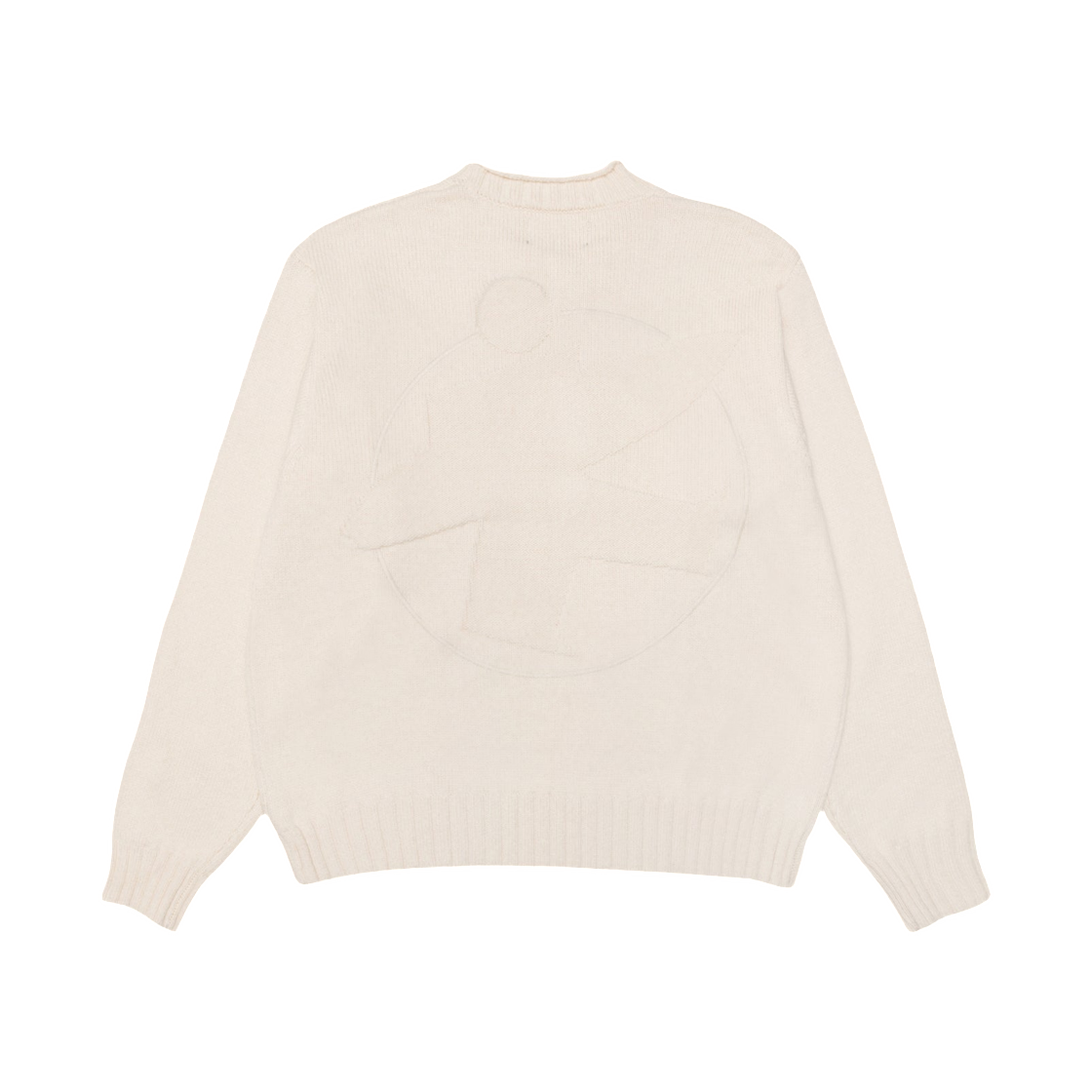 스투시 서프맨 모크 스웨터 내츄럴(Stussy Surfman Mock Sweater Natural) - 2