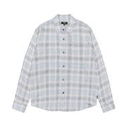 Stussy Matthew Plaid Shirt Light Blue