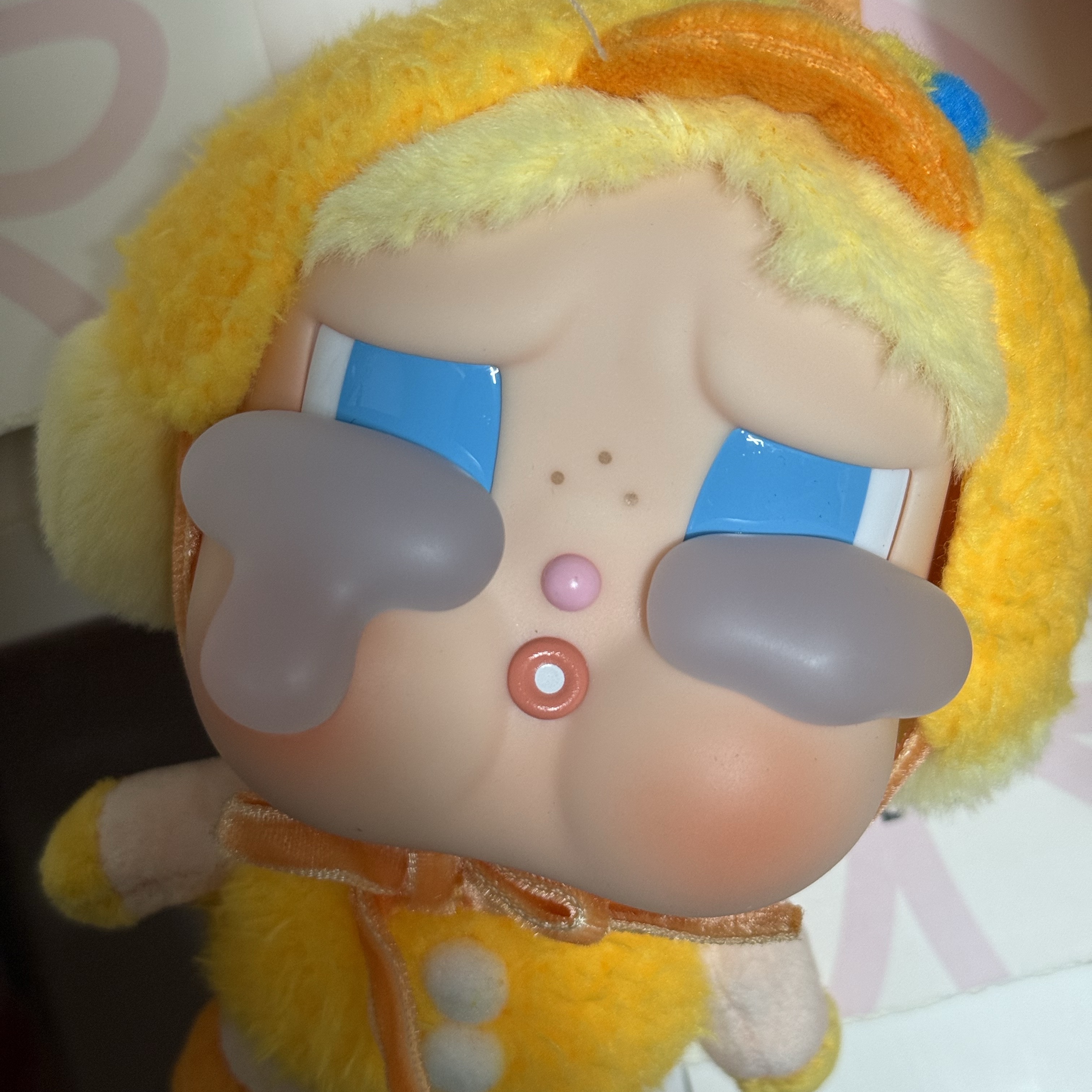 Pop Mart Crybaby Crying Again Series Plush Keyring Sealed Case (6 Blind Boxes) 착용 스타일 - 1