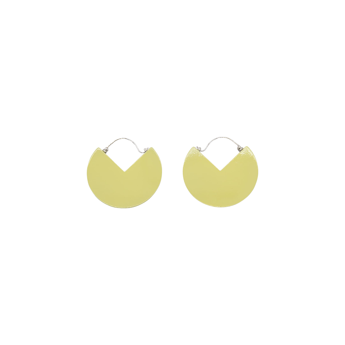 BL0066FA-A3B21B-LWSI Isabel Marant 90 Earrings Light Yellow Silver - 23FW