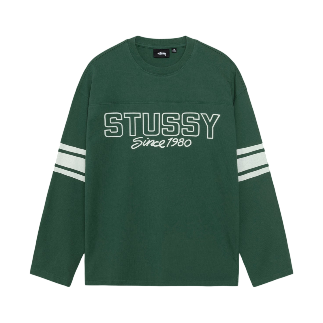 1140373 Stussy Football Crew Green