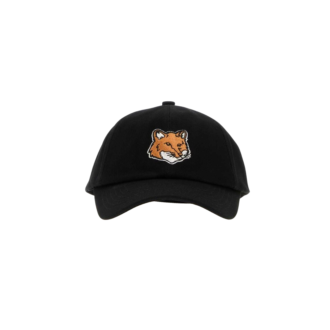 PM06100WW0096-P199 Maison Kitsune Fox Head Cap Black
