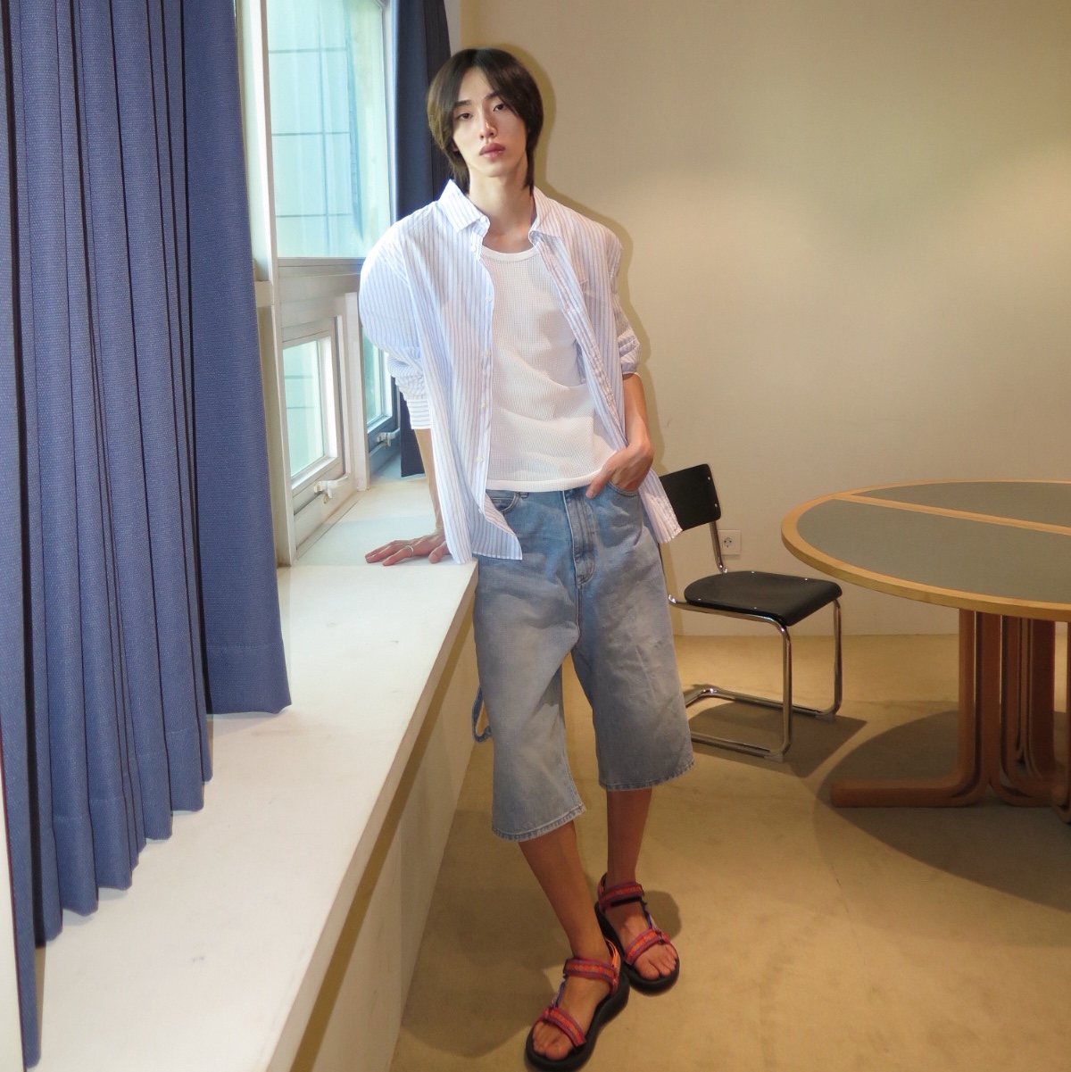 TEVA Men SW X Hurricane XLT2 MZN 착용 스타일 - 1