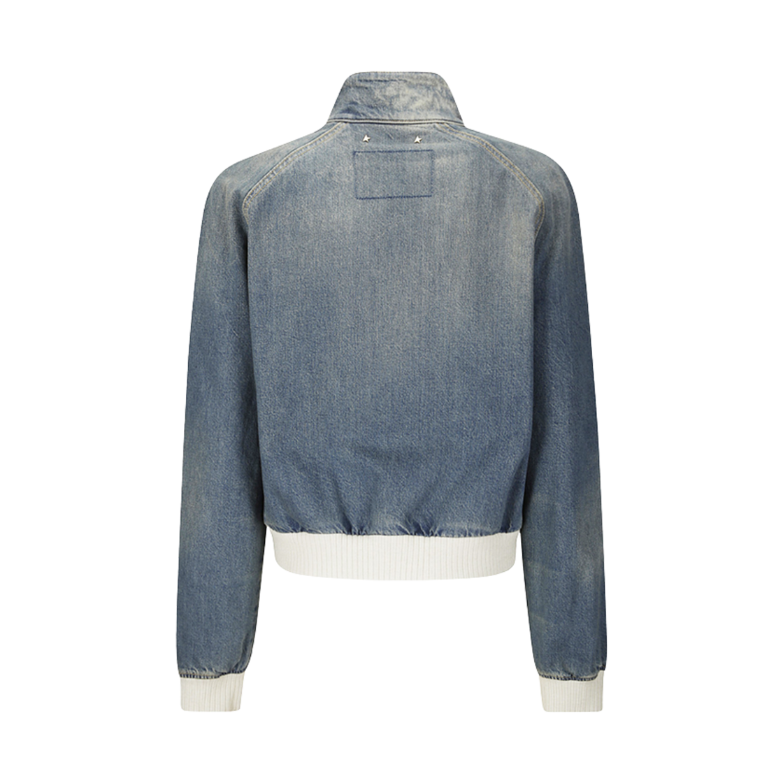 (W) 골든구스 데님 봄버 자켓 블루((W) Golden Goose Denim Bomber Jacket Blue) - 2