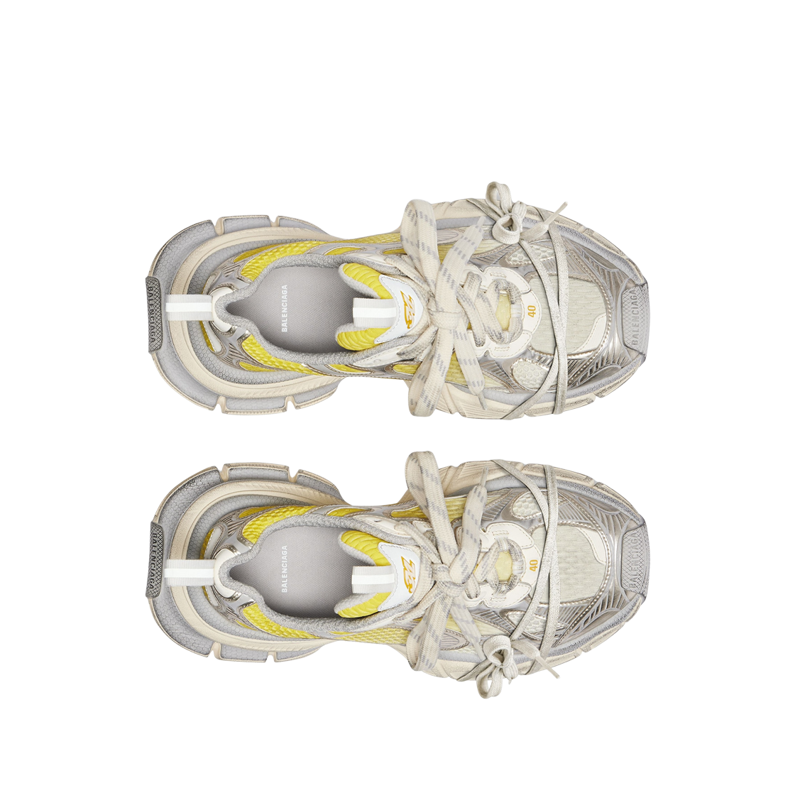 발렌시아가 3XL 그래디언트 스니커즈 옐로우 오프 화이트(Balenciaga 3XL Gradient Sneakers Yellow Off White) - 2