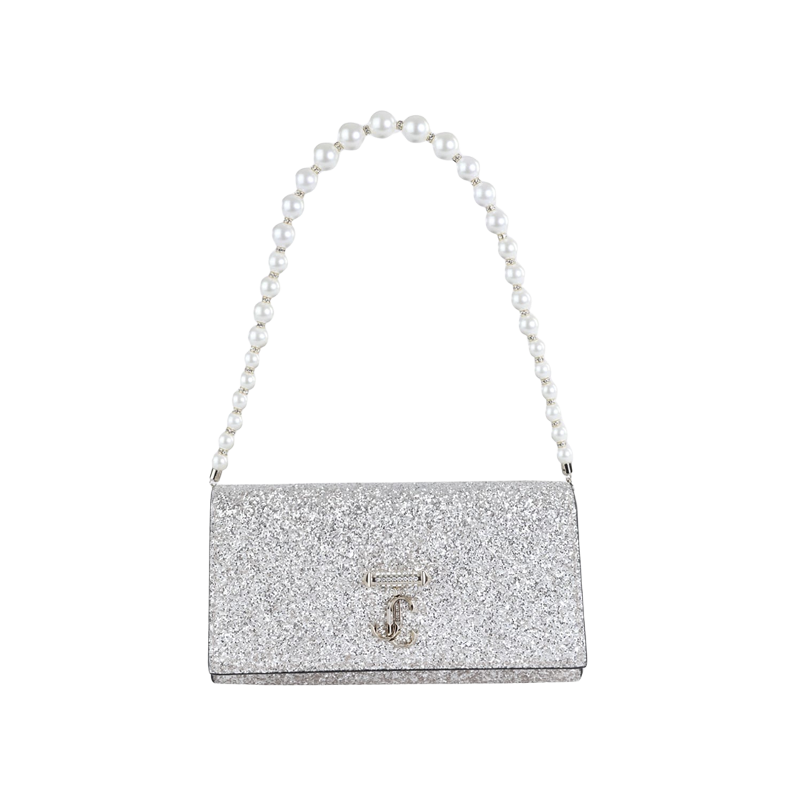 지미추 에비뉴 체인 월렛 실버(Jimmy Choo Avenue Wallet with Chain Silver)