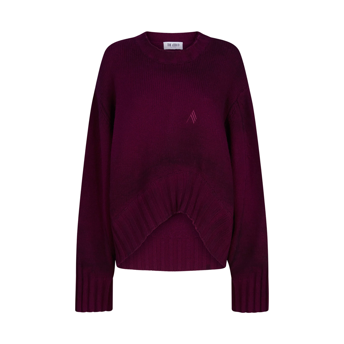 251WCK00126KWS008SP114 (W) The Attico Sweater Burgundy