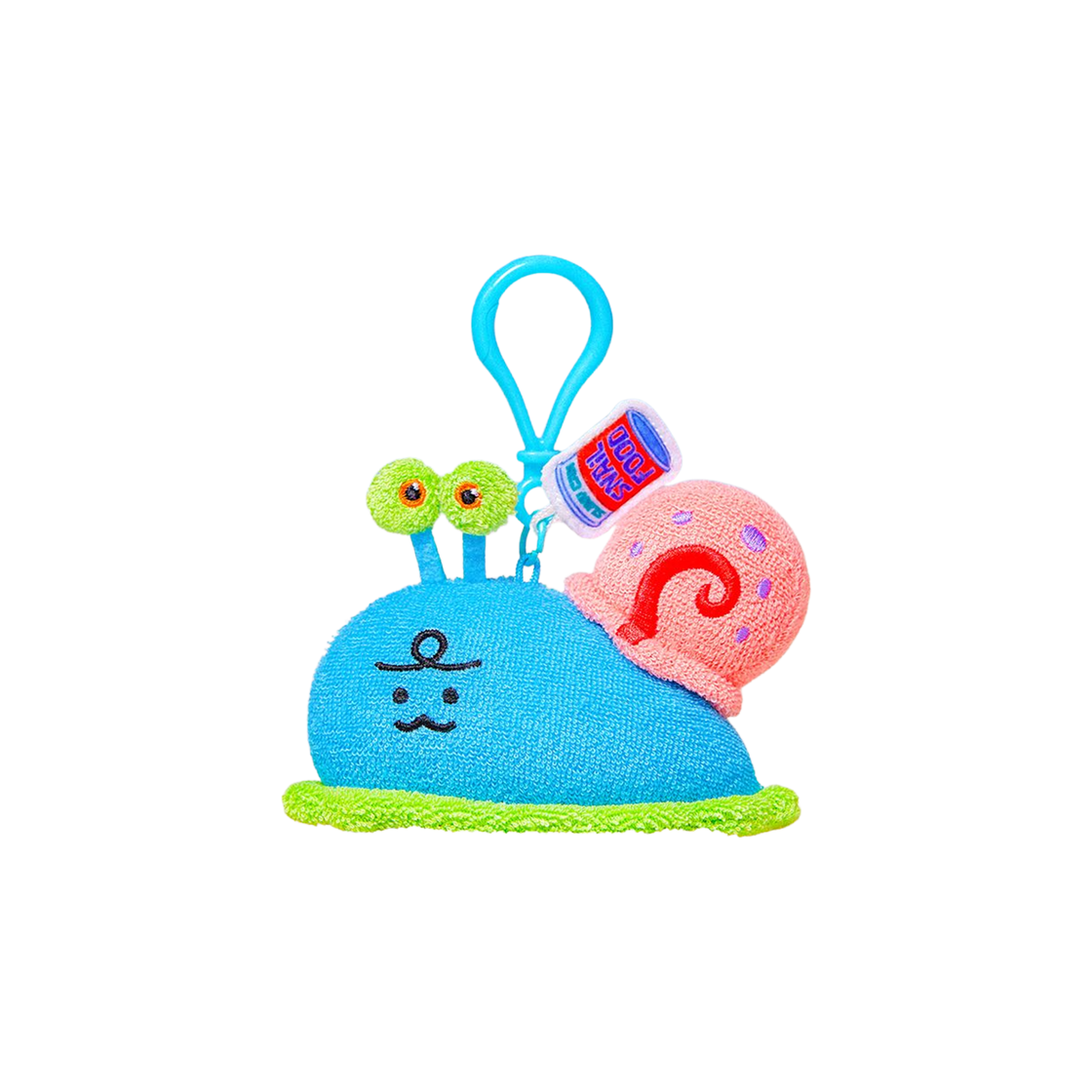 카카오프렌즈 x 스폰지밥 플러시 키링 핑핑이 죠르디(Kakao Friends x SpongeBob Plush Keyring Pingpingi Jordy)
