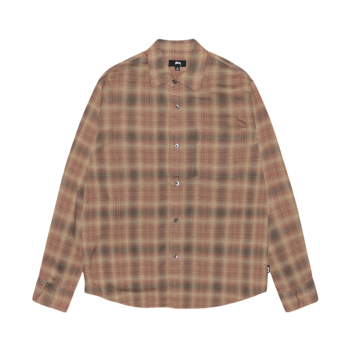 스투시 크링클 숏슬리브 셔츠 블랙 | Stussy | KREAM