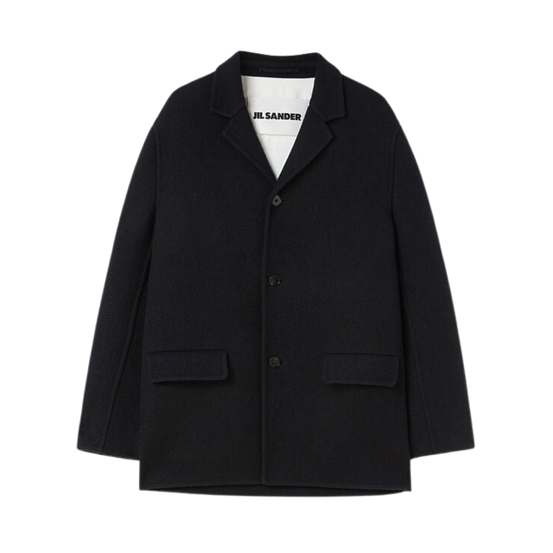 질 샌더 울 디컨스트럭티드 자켓 블랙(Jil Sander Wool Deconstructed Jacket Black)