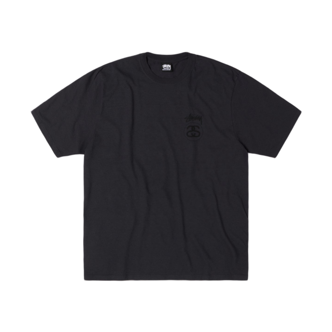 스투시 스탁 링크 티셔츠 피그먼트 다이드 페이디드 블랙(Stussy Stock Link T-Shirt Pigment Dyed Faded Black) - 2