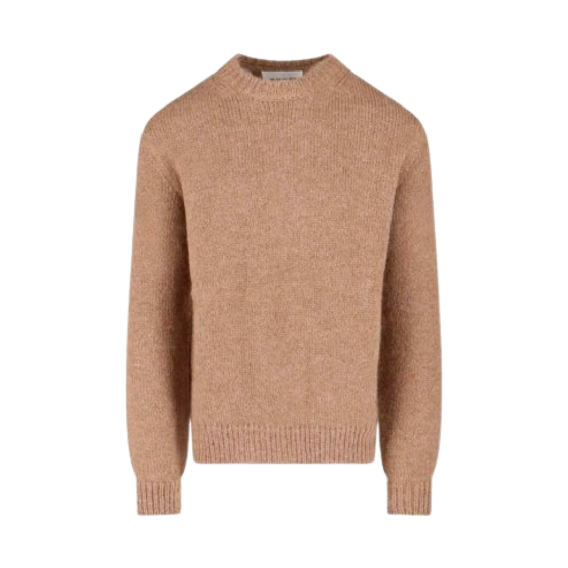 (W) 질 샌더 알파카 울 크루넥 스웨터 베이지((W) Jil Sander Alpaca Wool Crew Neck Sweater Beige) - 1