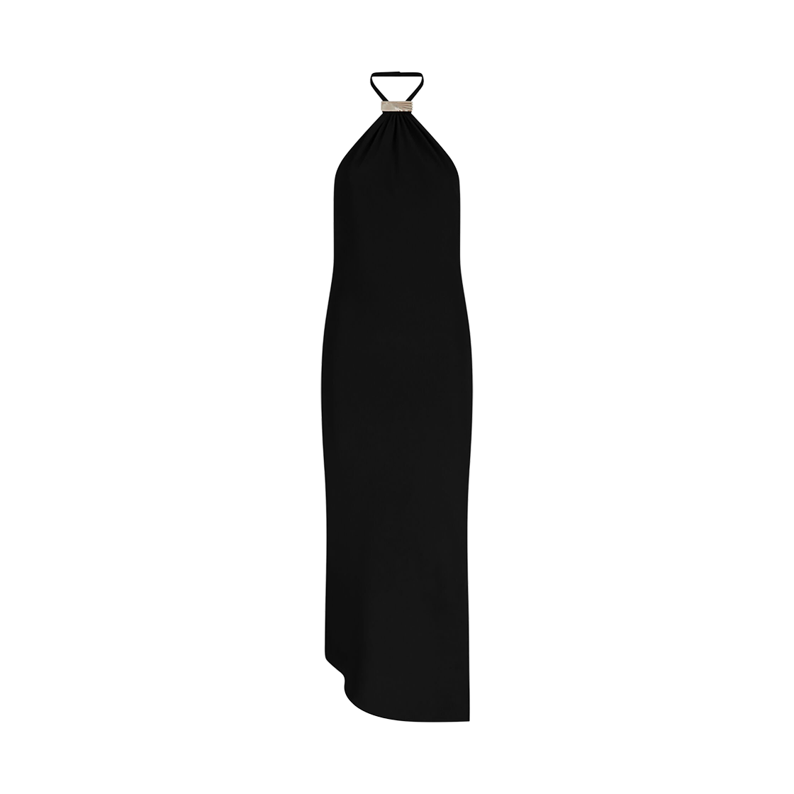 (W) 디 아티코 미디 드레스 블랙((W) The Attico Midi Dress Black)