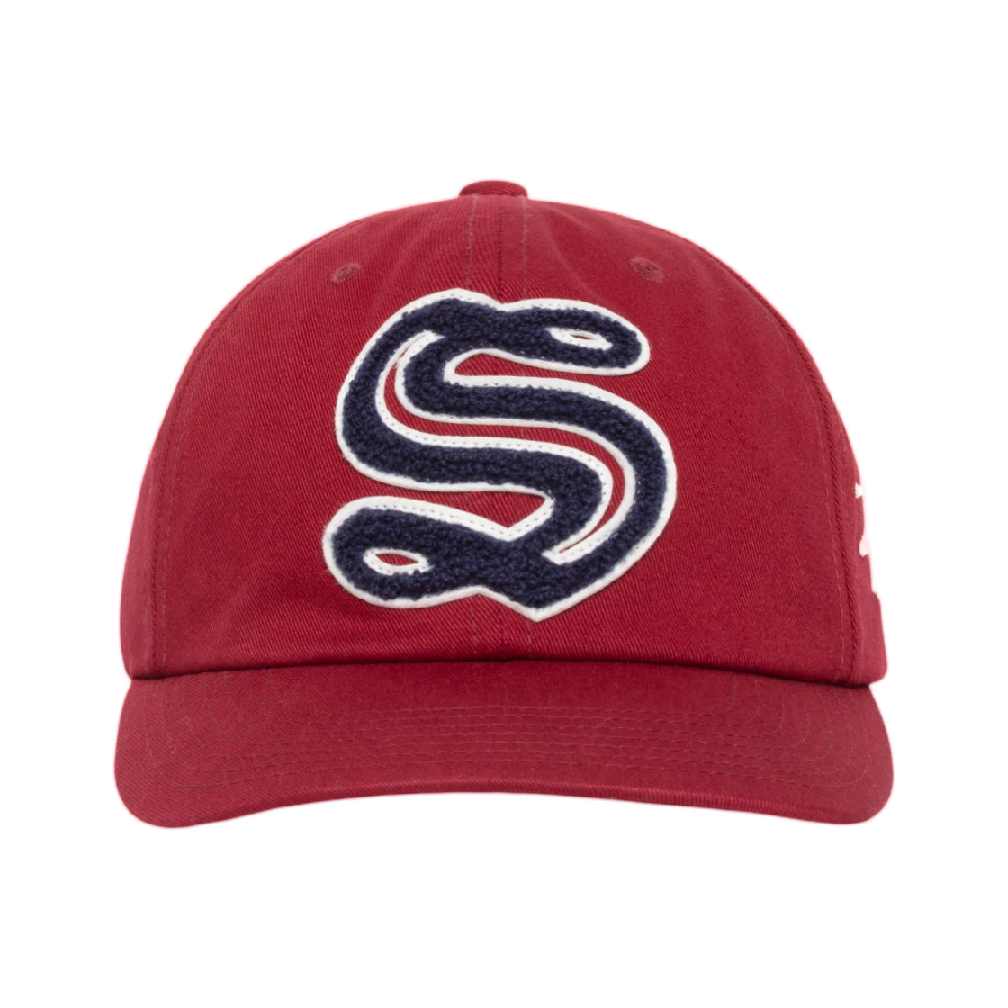 스투시 미드 뎁스 셔닐 S 스냅백 와인(Stussy Mid-Depth Chenille S Snapback Wine) - 1