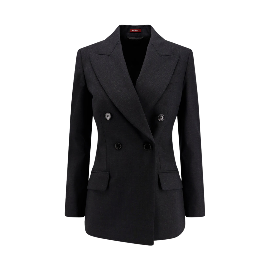 840785-Z7ASP-1054 (W) Gucci Double Breasted Tailored Blazer Grey