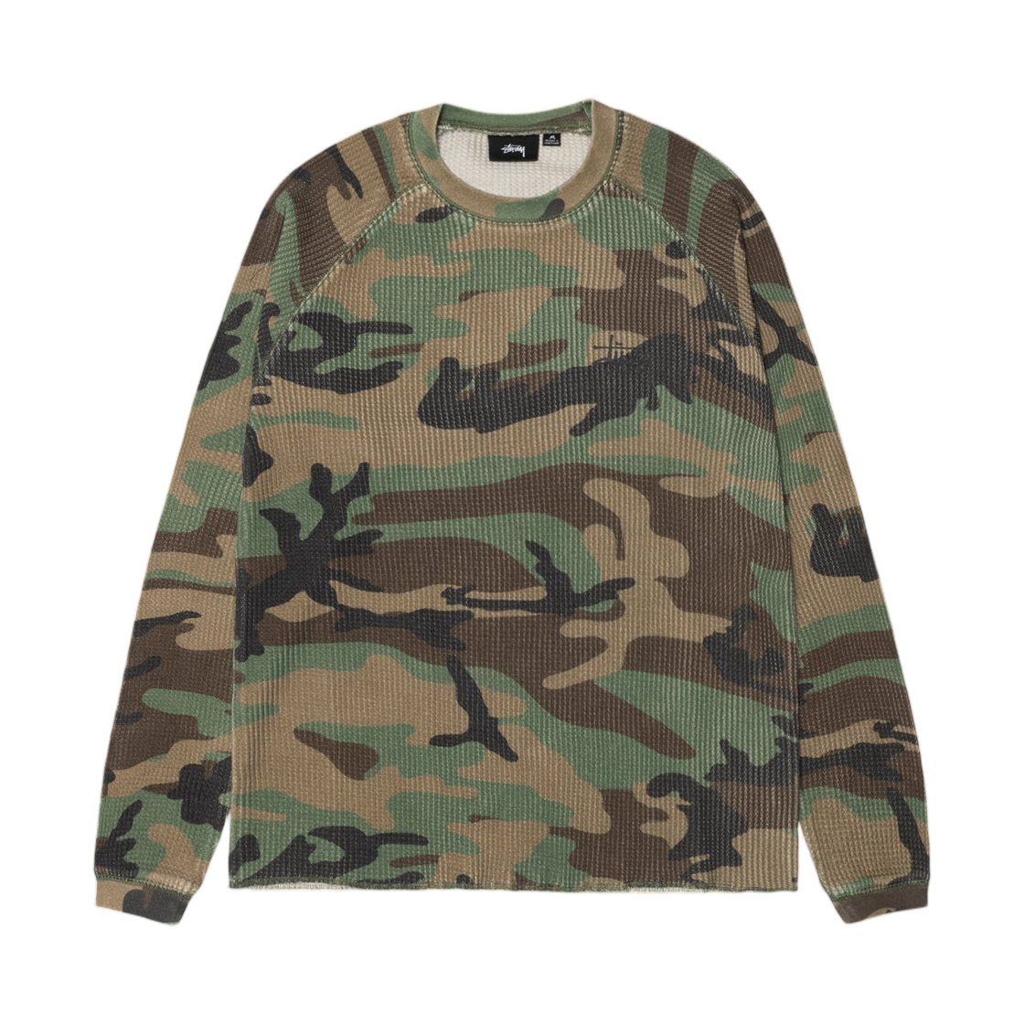 1140356 Stussy Basic Thermal Woodland Camo