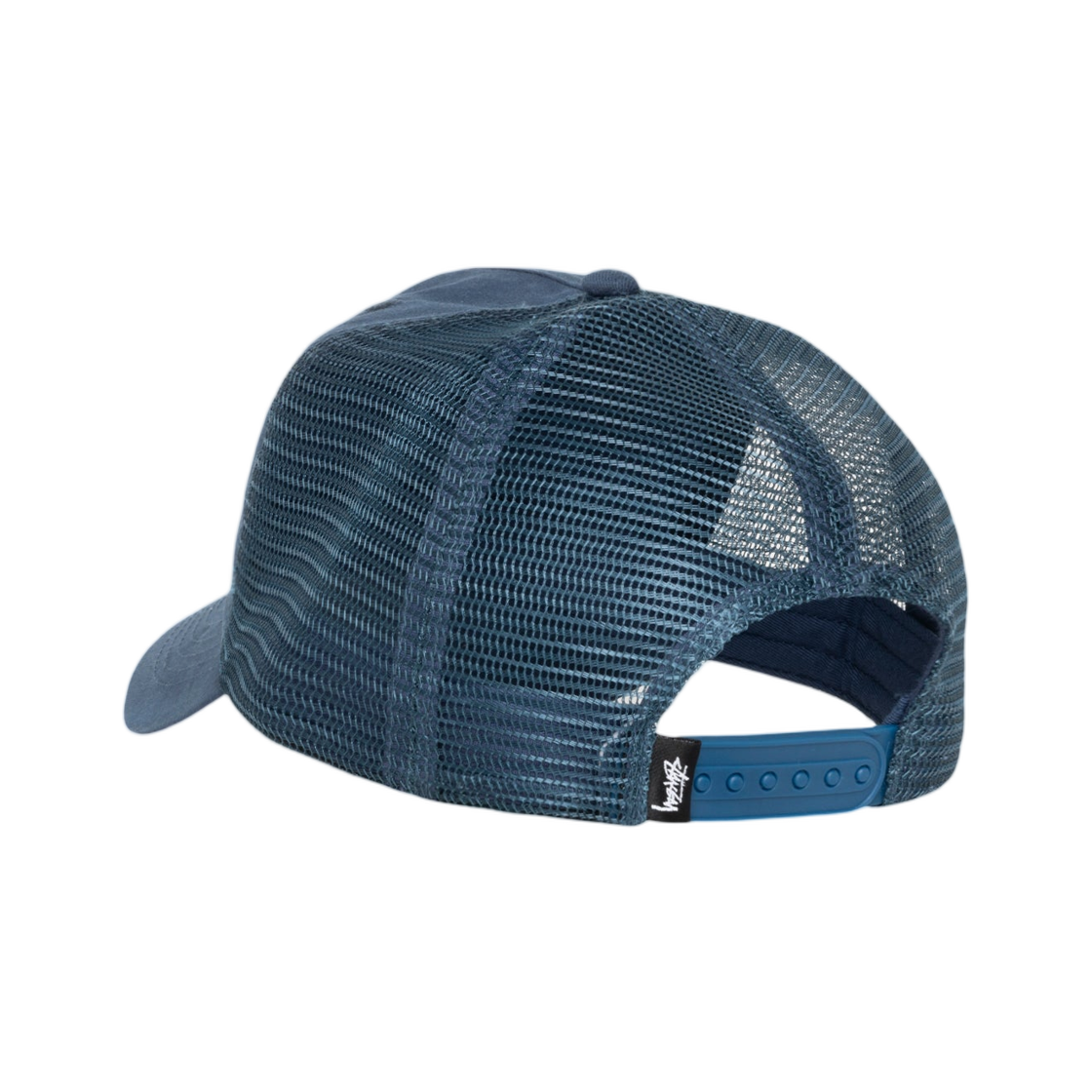 스투시 커시브 스티치 스냅백 트러커 네이비(Stussy Cursive Stitch Snapback Trucker Navy) - 3