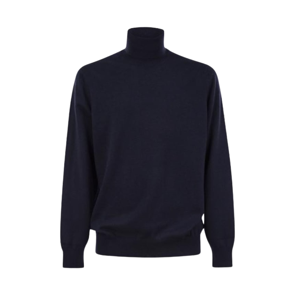 M2200103-CW425 Brunello Cucinelli Cashmere Turtleneck Sweater Navy Blue