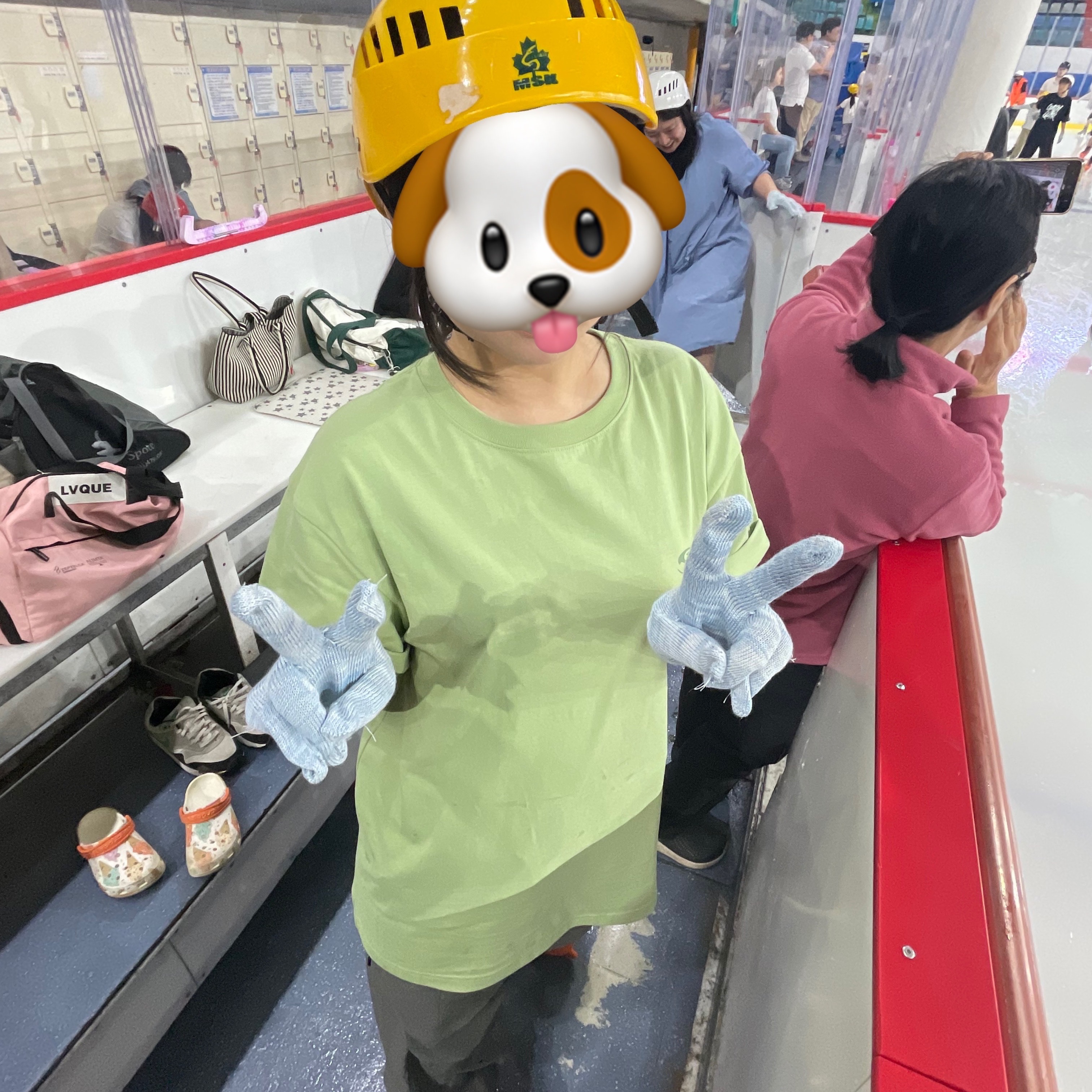 Sansan Gear Logo T-Shirt Green - 24SS 착용 스타일 - 1
