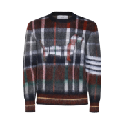 Thom Browne 4-Bar Mohair Sweater Multicolor