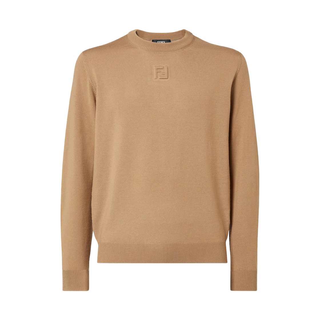 FZX091ASH3F0QU5 Fendi Wool Sweater Brown