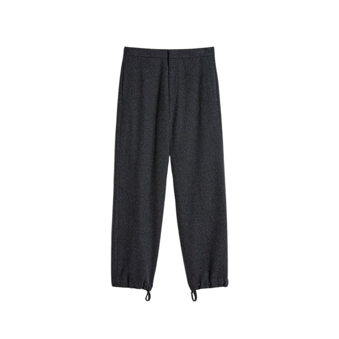 J47KA0288-J40182-029 Jil Sander Wool Flannel Tapered Trousers Lava Stone