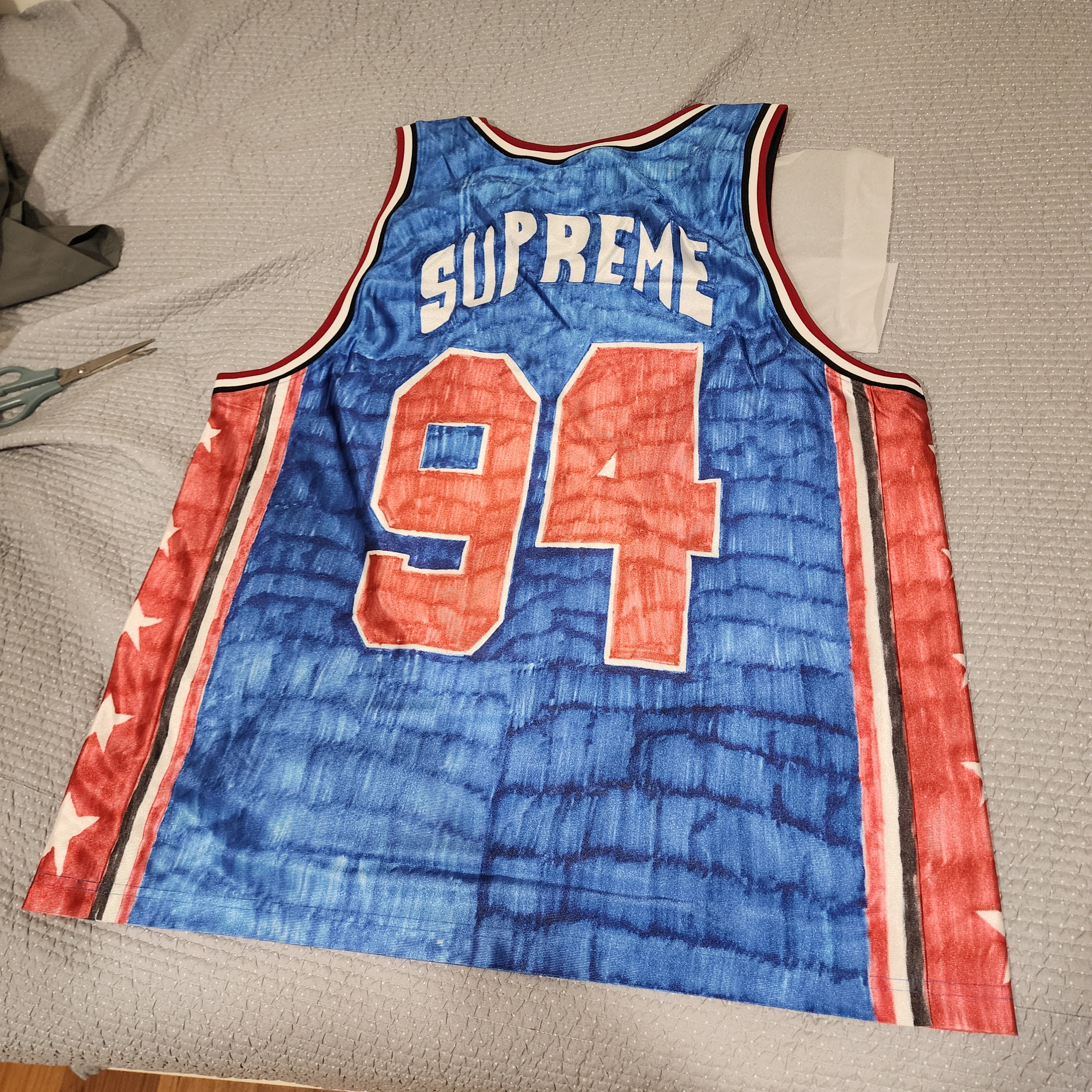 Supreme Marker Basketball Jersey Multicolor - 25SS 착용 스타일 - 2