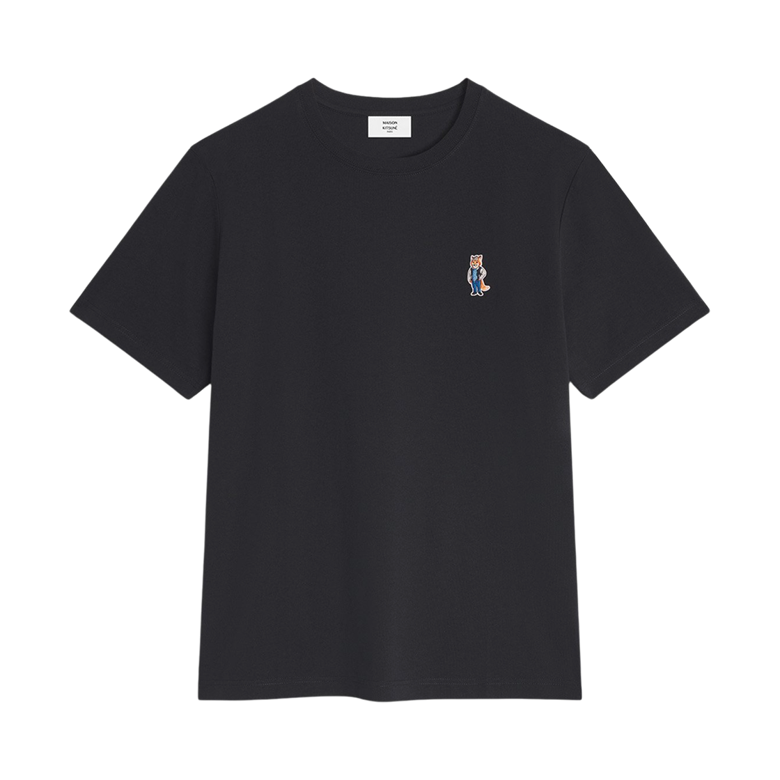 PM00121KJ7025-P199 Maison Kitsune Dressed Fox Comfort T-Shirt Black