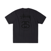 Stussy Stock Link T-Shirt Pigment Dyed Faded Black