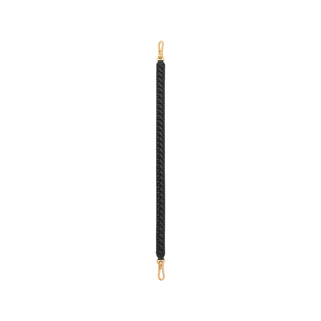 (W) 로에베 클래식 카프스킨 우븐 스파이럴 스트랩 블랙((W) Loewe Woven Spiral Strap in Classic Calfskin Black)