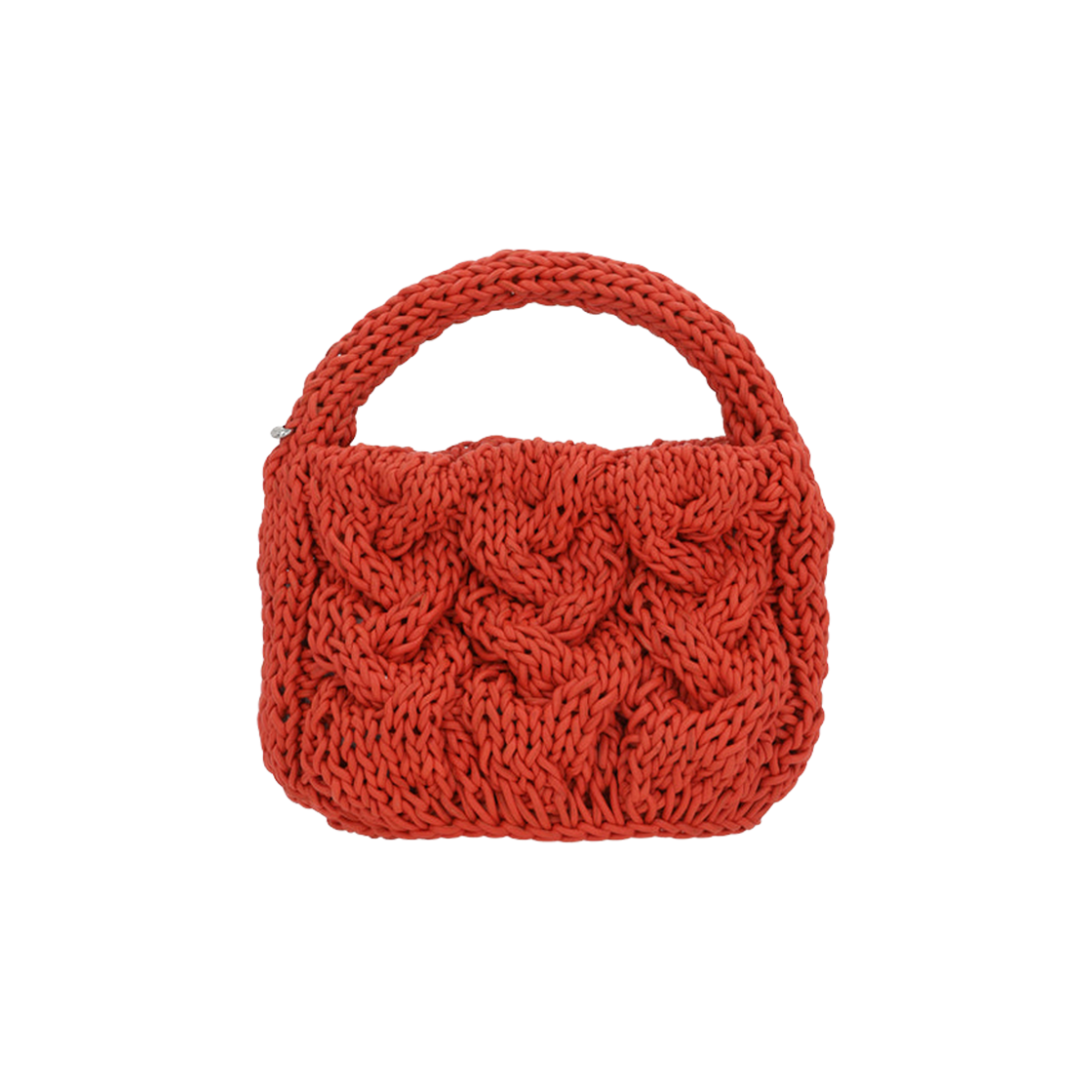 HB0712LA0365429 JW Anderson Small Cable Knit Bag Orange