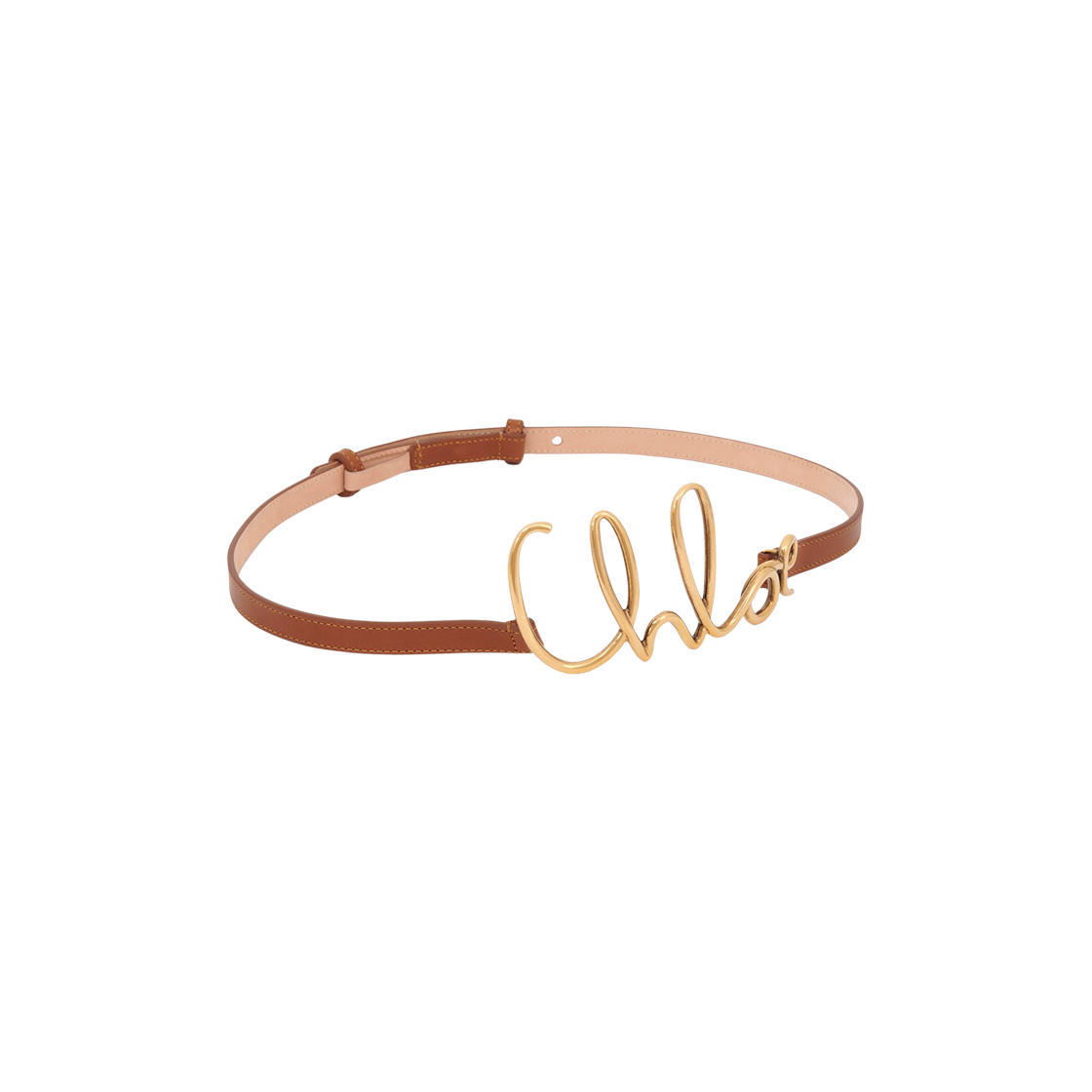 CHC24AC066SFB26M (W) Chloe The Chloe Iconic Small Belt Clay Brown