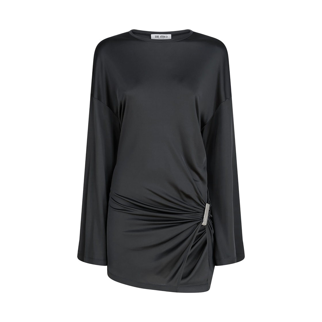 (W) 디 아티코 미니 드레스 다크 그레이((W) The Attico Mini Dress Dark Grey) - 1