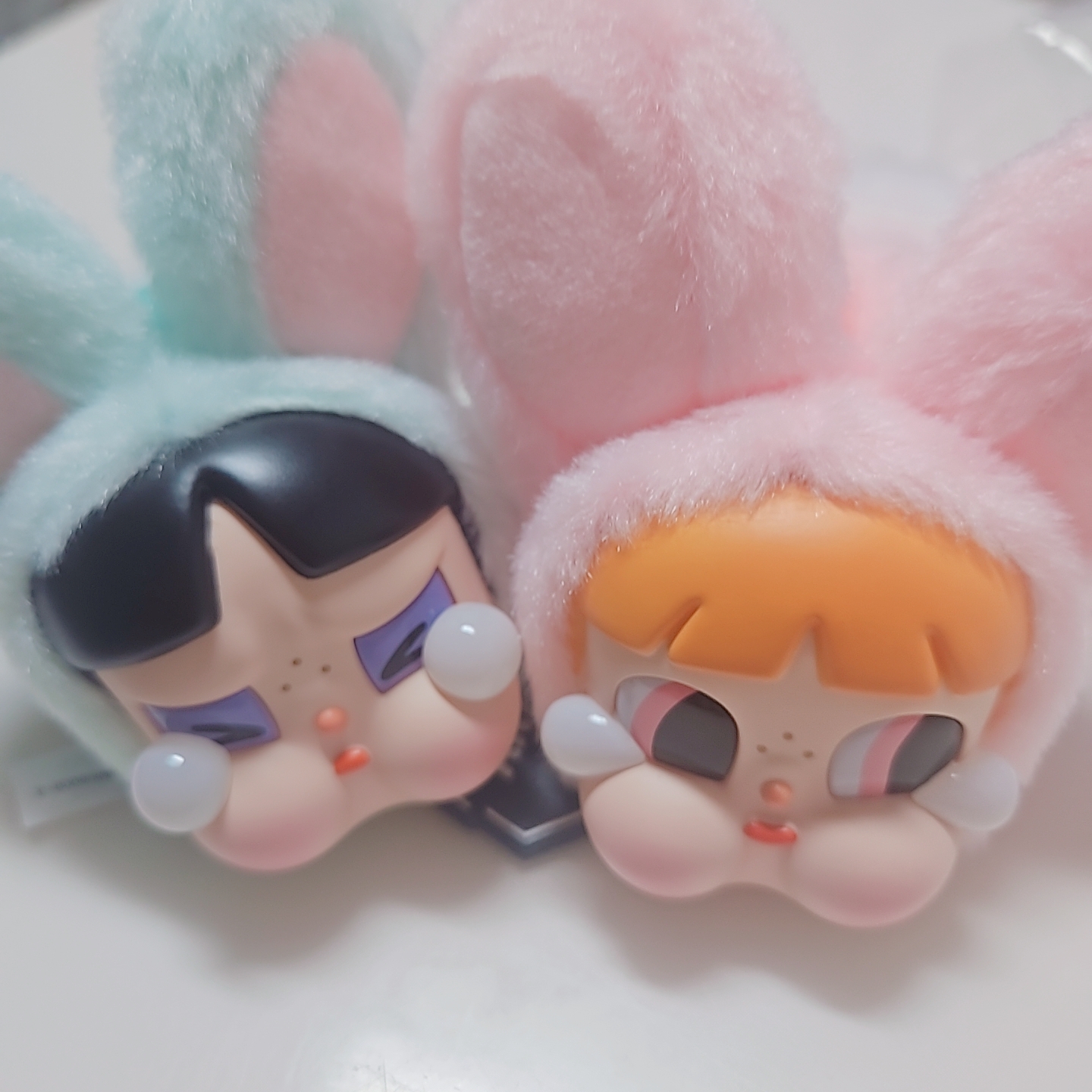 Pop Mart Crybaby x Powerpuff Girls Series Keyring Bunny Blossom (Opened Case), Pop Mart Crybaby x Powerpuff Girls Series Keyring Bunny Buttercup (Opened Case) 착용 스타일