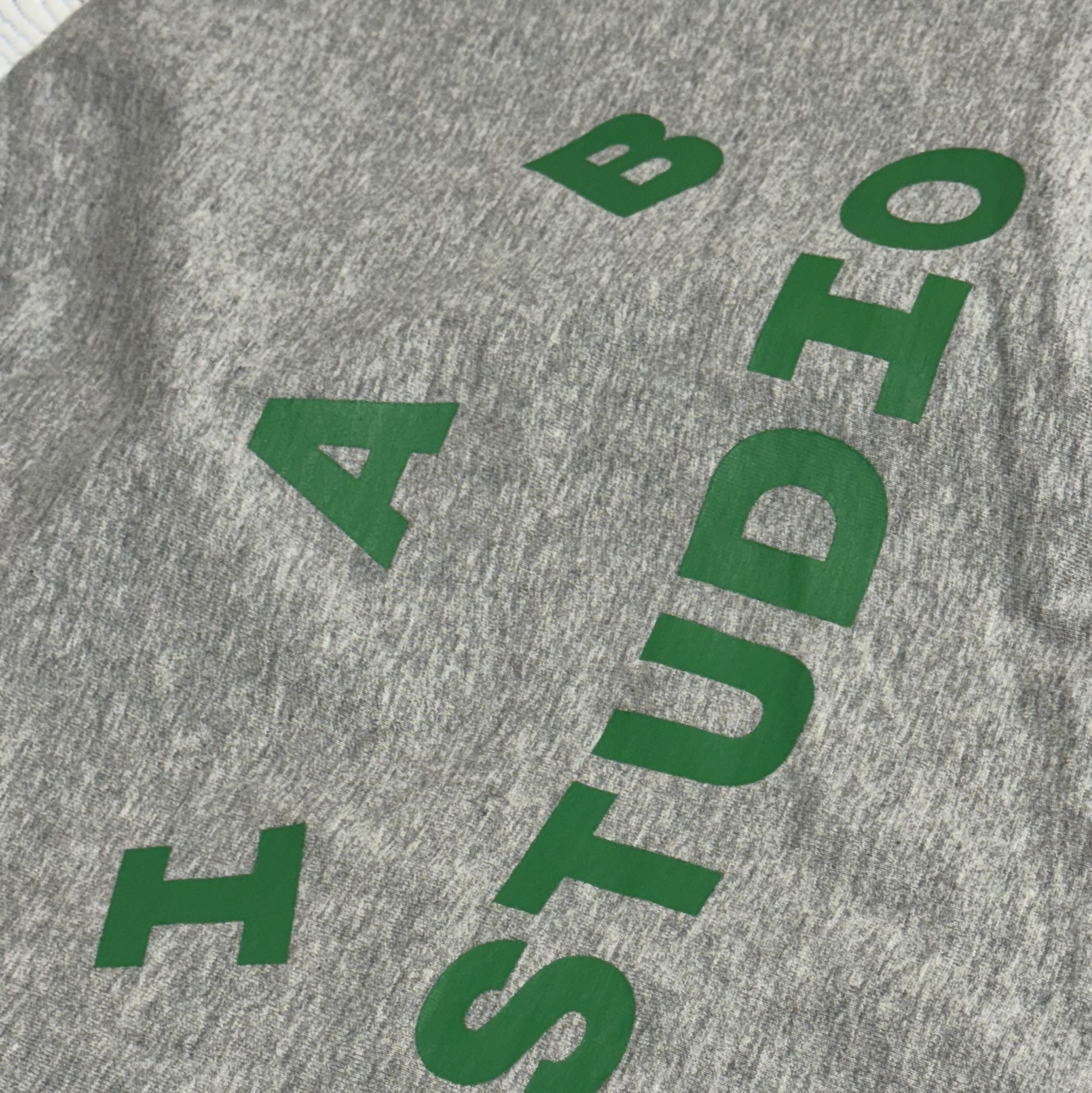 IAB Studio T-Shirt Gray Green - 22FW 착용 스타일